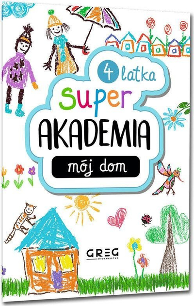 Libër edukativ Super Academy My Home, aktivitete me ngjitëse, 4 vjeç
