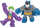 Figurina Heroes of Goo Jit Zu DC Versus Pack, set me 2 copë, Batman kundër Joker-it, shumëngjyrëshe