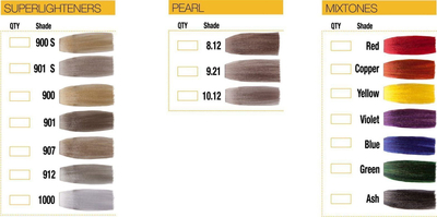Ngjyrë flokësh GK Hair Global Keratin, krem permanent 100ml, me keratinë, me plot nuanca
