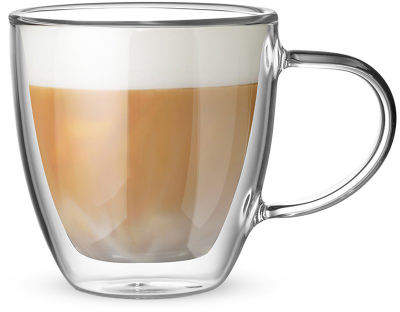 Set filxhanësh Bialetti Capri, 2 copë, 160 ml, xham borosilikat i tejdukshëm