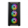Kuti PC Montech XR WOOD, Mid Tower, 4x ventilatorë ARGB, e zezë