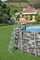 Shkallë pishine Bestway 58332, 132 cm, metal, gri