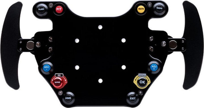 Pllakë komandimi Ascher Racing B16M USB, 16 butona, padele magnetike, e zezë