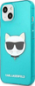 Mbështjellës telefoni Karl Lagerfeld KLHCP13SCHTRB, për iPhone 13 mini, hardcase, blu me shkëlqim