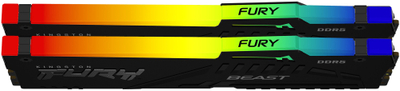 Memorie RAM Kingston FURY Beast, 64GB DDR5 5600MT/s, CL36, RGB