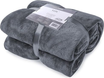 Batanije DecoKing Mic, mikrofiber, 220x240 cm, gri e errët