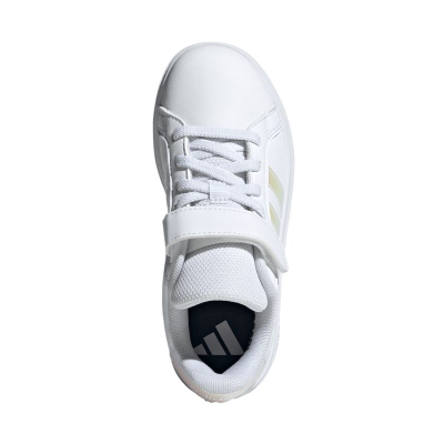 Atlete për kalamaj Adidas Grand Court 2.0, shollë gome, lidhëse elastike