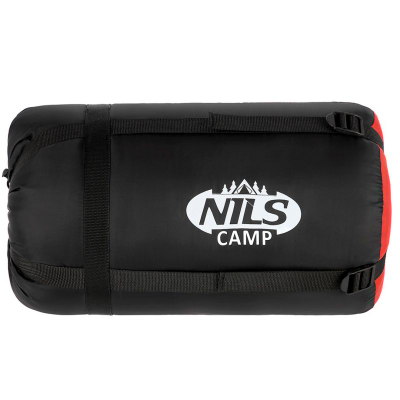 Thes fjetje Nils Camp NC2012, model mummy, deri 10°C, i zi me të kuqe