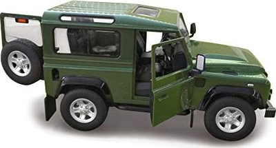 Makinë lodër me telekomandë Jamara Land Rover Defender 1:14, 2 kanale, LED, jeshile