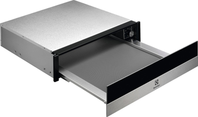 Sirtar ngrohës i integruar Electrolux 900 EBD4X, qarkullim ajri i ngrohtë, inox dhe i zi