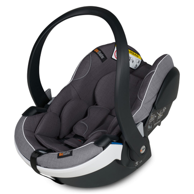 Sediolje auto BeSafe iZi Go Modular X2 i-Size, 40-75 cm, sistem 5 pika, gri metalike