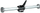 Krah aksesorësh për stativ Manfrotto 131D, montim 3/8", metalik, argjendtë