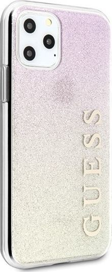 Mbulesë telefoni Guess Glitter Gradient, për iPhone 11 Pro Max, Hard Case, rozë ari