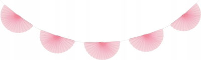 Girlandë dekorative letre Godan Fan Garland, 300 cm, rozë
