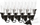 Dekor drita LED Emos Chain Party DCPW04, 16x1 LED, 3.6 m, e bardhë e ftohtë