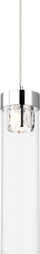 Lampë varëse Zuma Line Gem P0389-01D-F4AC, xham, e tejdukshme