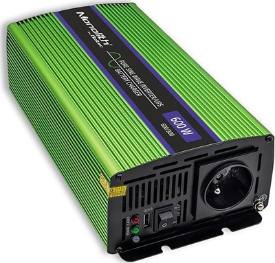 Inverter UPS Qoltec Monolith 51940, 600W, hyrje 12V, jeshil