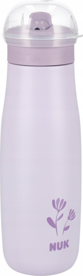 Gotë çeliku për fëmijë Nuk Mini-Me Flip Steel, 500ml, 12m+, vjollcë