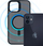 Çantë telefoni 3MK MagCase për iPhone 12 / 12 Pro, 6.1\", MagSafe, gri “smoke”