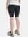 Leggins-shorts çiklizmi për goca 4F TFSHF169, me bel të lartë, me xhepa anësorë, të zeza