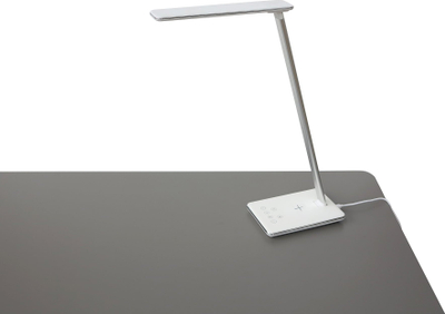 Lampë tavoline Jobmate Matting LightUp, e bardhë