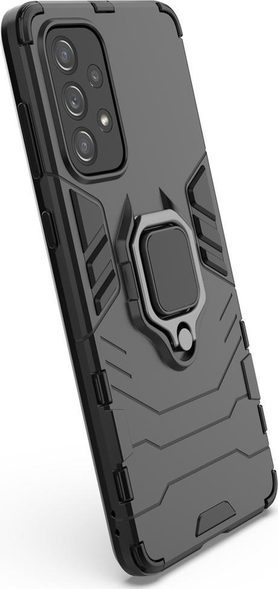 Mbrojtëse telefoni Ring Armor për Samsung Galaxy A73, me holder, magnet, e zezë