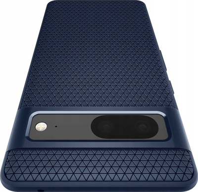 Mbrojtëse telefoni Spigen Liquid Air për Google Pixel 7, gome TPU e butë, kundër rrëshqitjes, blu navy