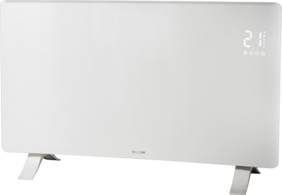 Ngrohës konvektor smart Sencor, 2400W, me ekran LCD, i bardhë