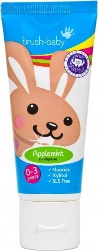 Pasta dhëmbësh Brush-Baby Applemint, 0-3 vjeç, 50ml