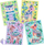 Set kreativ me fletë metalike Djeco Pretty Wood, 4 tablo, për fëmijë 6 10 vjeç, shumëngjyrësh