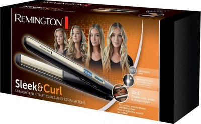 Drejtuese për flokë Remington S6500, 42V, 230°C, 110 mm, e kremtë/zezë