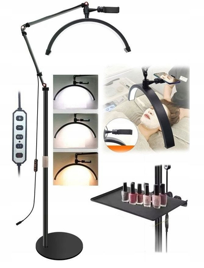 Lampë kozmetike LED Michael Marinelli GX490, 24W, me ngjyrë drite që rregullohet, e bardhë
