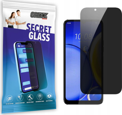 Xham privatësie Grizz SecretGlass për HTC Wildfire E Plus, mbrojtës ekrani, i zi