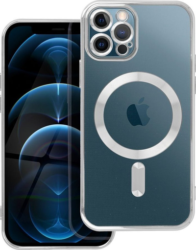 Futrollë telefoni OEM Electro Case për iPhone 12 Pro, MagSafe, argjendtë
