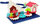 Lodër ndërtuese Lean Building Block Track, me shteg rrëshqitës, muzikore me bateri, shumëngjyrëshe