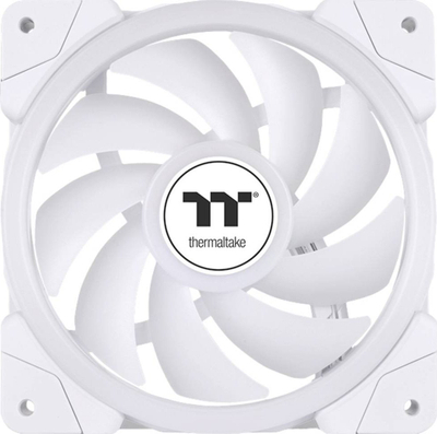Ventilator për kasë kompjuteri Thermaltake SWAFAN EX12 ARGB, 12 cm, ARGB, i bardhë