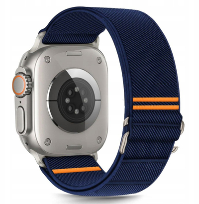 Rrip ore Tech-Protect Nylon Slip për Apple Watch 6 7 8 9 10 SE Ultra 1 2, najlon, 44 45 46 49 mm, i zi