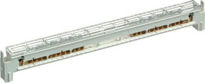 Mbajtës klemash Hager Volta VZ521, 2x13 terminale PE N