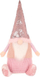 Figurine dekorative Saska Christmas Elf Dwarf Santa, 50cm, rozë
