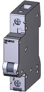 Siguresë automatike Siemens 5SL6102 6, 1P B 2A, 6kA, e bardhë