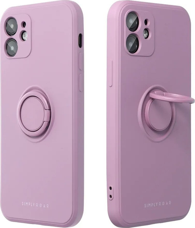 Mbulesë telefoni Roar Amber Case për iPhone 15 Pro Max, TPU, me unazë magnetike, e zezë
