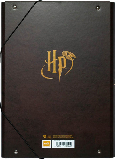 Dosje elastike Harry Potter Glasses, A4, shumëngjyrëshe