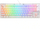 Tastierë gaming Ducky One 3 Aura White TKL, Cherry MX Speed Silver, RGB, e bardhë