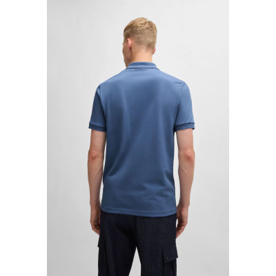 Поло блуза Boss Passenger 50507803, slim fit, сина
