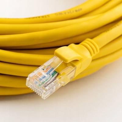 Konektor rrjeti Qoltec RJ45 CAT6, UTP, Pass Through, kontakte të veshme me ar, 10 copë