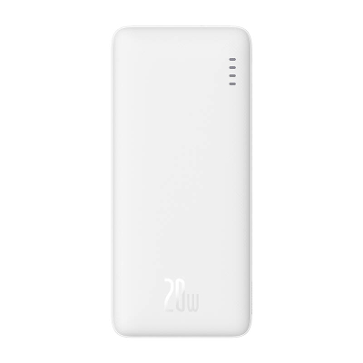 Baseus Airpow 10000mAh 20W karikues portativ (i bardhë)