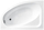 Vaskë banjoje Cornea 140x80 cm, e bardhë