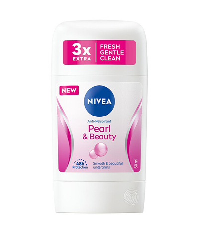 Antiperspirant i ngurtë Nivea Pearl & Beauty, 50 ml