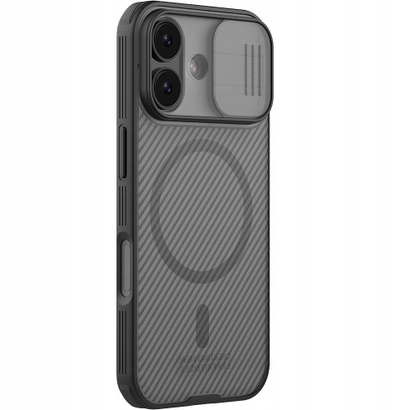 Këllëf telefoni Nillkin CamShield Pro MagSafe, për iPhone 17, hardcase, i zi