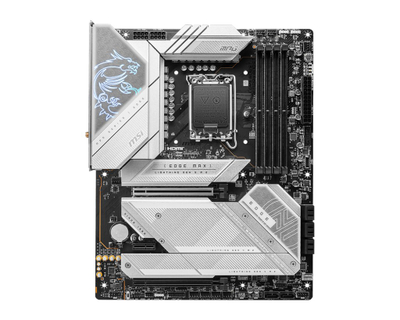 Pllakë amë MSI MPG Z790 EDGE TI MAX WIFI, ATX, DDR5, e bardhë/e argjendtë